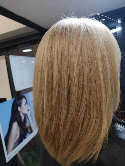 Aplicación color Peluquería Marita Avilés