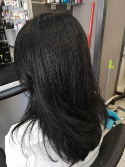 Aplicación color Peluquería Marita Avilés