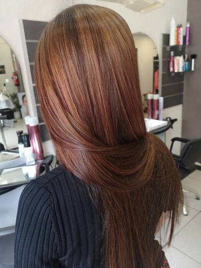 Aplicación color Peluquería Marita Avilés
