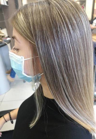 Aplicación color Peluquería Marita Avilés