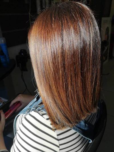 Aplicación color Peluquería Marita Avilés